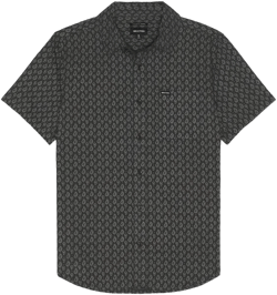 Men's Charter Paisley Print Short Sleeve Woven Shirt - Brixton XL