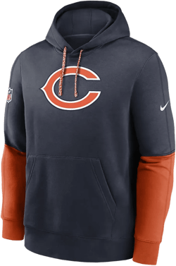 Chicago Bears Sideline Team Issue Club Men's Nike NFL Pullover Hoodie
