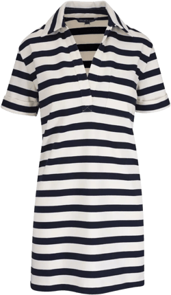 striped polo dress