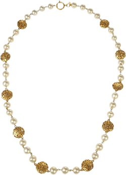 1990-2000s faux-pearl necklace