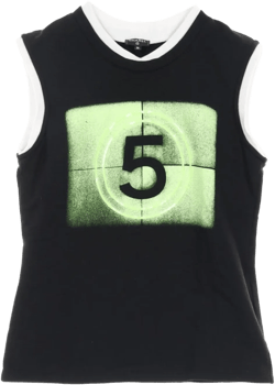 1986-1988 No.5-print tank top