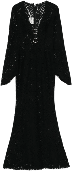 Midnight Bloom maxi dress
