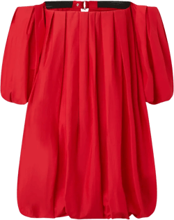 off-shoulder mini dress