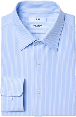 Super Non-Iron Jersey Slim Shirt | Striped