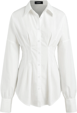 Collar Button Long Sleeve Blouse 