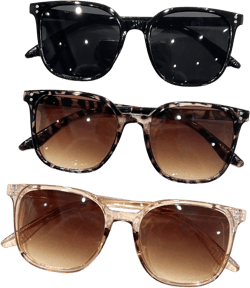 1/2/3pcs Plastic Square Full Frame Multicolor Inlaid Nail Anti-UV Tinted Lens Vintage Bohemian Decoration Portable Ins Style Sunglasses For Women Summer Beach Vacation Outfits