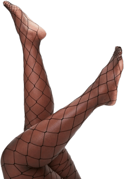 Plus Size Netted Tights