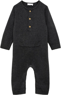 Cotton-knit jumpsuit