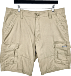 Wrangler Brown Cargo Chino Shorts W38