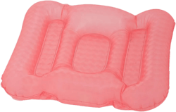 Kisangel 1pc Inflatable Cushion Inflatable Bath Tub Spa Tub Bath Mat Pink Head and Neck Rest Bathtub Back Support Rest Bathtub Spa Pillow Cushion Spa Seat Cushion Seat Cushion for Home PVC 56x46cm Pink