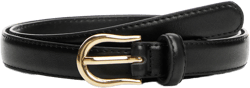 Buckle skinny belt