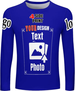 Custom Long Sleeves Shirts Bulk for Men Personalized Long Sleeves Shirts with Logo Name Photo Work Shirts for Business Navy XX-Large
