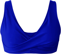 Generic Women's Bikini Tops Ladies Padded Swimsuit Top Criss Cross V Neck Bras Push Up Bra Athletic Bathing Suit Sports Bra : Sports & Outdoors