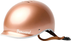 Thousand Adult Bike Helmet The Original Low Profile Retro Commuter Cycling Helmet Safety Certified for Bicycle Skateboard Road Bike Skating Roller Skates; for Men & Women; Heritage Collection (Medium)
