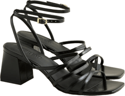 Layne strappy-sandal heels in leather