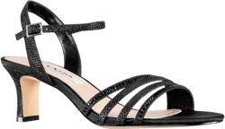NINA Nelena - Women's Sparkling Dress Sandals with Crystal Embellishments Shoes - Elegant and Comfortable heeled Sandals for Women - Casual and Dress - Women Shoes