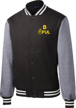 B Peaceful Letterman Jacket