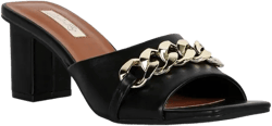 hotshot mid heel chain detail sandals Women