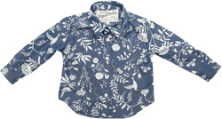 Long Sleeve Shirt | Faded Garden Blues