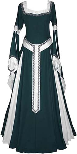 LEHOZIHEQ Medieval Renaissance Gown Dress Womens Lace Up Irish Dress Victorian Faire Costumes Pirate Peasant Dress
