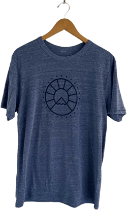 Mountain Graphic Blue Unisex Tee
