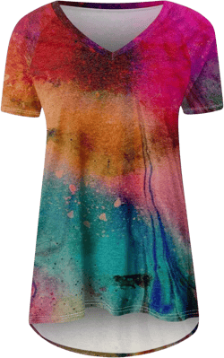 slqdgmryz Womens Summer Tops Plus Size Raglan Short Sleeve Shirts V Neck High Low Hem Casual Tunic Tops to Wear with Leggings A06 Hot Pink 4X-Large