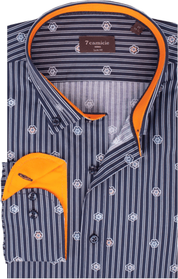 Leonardo Sport Poplin Man Shirt Blue White