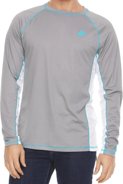 LAGUNA Men's Rash Guard Shirts UPF 50+ UV Sun Protection Long Sleeve Swim Shirt Lightweight Quick Dry Fishing Running Tee