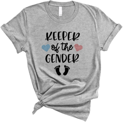 TeesAndTankYou Keeper of The Gender Shirt Unisex XX-Large Grey