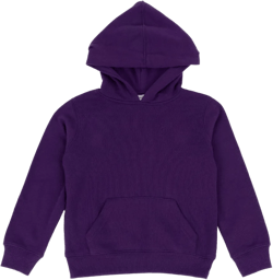 Leveret Kids Hooded Sweatshirt - Kids Hoodie Pullover Sweatshirt- With Kangaroo Pocket Dark Purple 6 Year