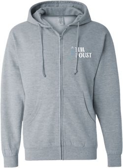 Tim Foust - Light Grey Logo Hoodie
