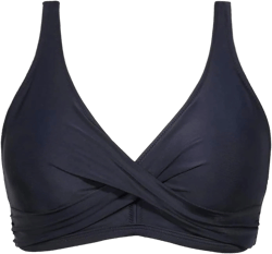 Women's Twist Front Bikini Top Sexy V Neck Push Up Padded Swimsuit Top Trendy Bathing Suits Plus Size Beachwear : Clothing, Shoes & Jewelry
