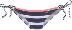 Women's Striped Cheeky Bikini Swimsuit Bottom - LASCANA - Navy Striped Stripe 12