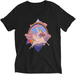 The Prism- Unisex Short Sleeve V-Neck T-Shirt