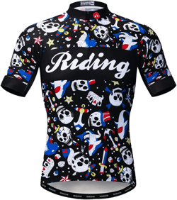 Men's Cycling Jerseys Tops Biking Shirts Short Sleeve Full Zipper Bike Clothing XX-Large D0118 White Black