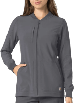 Carhartt Women's Women's Front Zip Utility Jacket : Clothing, Shoes & Jewelry