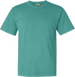 Comfort Colors 6.1 oz. Ringspun Garment-Dyed T-Shirt (C1717) Seafoam Blue, S