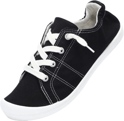 STQ Women Slip On Sneakers, Comfortable Casual Canvas Shoes 10 Black