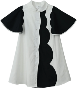 Lulu dress (off-white/black)