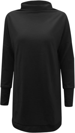 Cocktail Dresses for Women Crewneck Long Sleeve Dress Oversized Party Dress A Line Dress Maxi Dress Formal Prom Dress Black Medium
