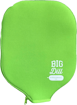 Big Dill Pickleball Paddle Cover Only - Neoprene Pickleball Paddle Sleeve, Pickle Ball Paddle Covers or Pickleball Paddle Case for Pickleball Paddles Lime Green