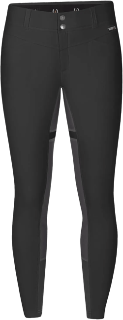 Kerrits Women's Petite Crossover II Full Seat Riding Breeches – Light, Durable, Year Round Horse Riding Pants with Pockets Small Petite Black