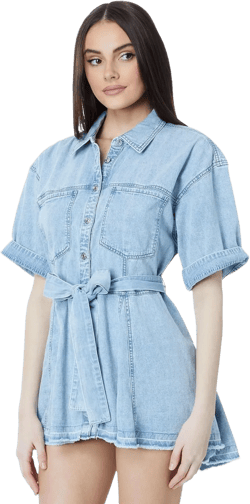 Free People Women's Jenny Denim Tunic