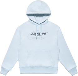 Hype Mens Serene Blue Freestyler Oversized Hoodie