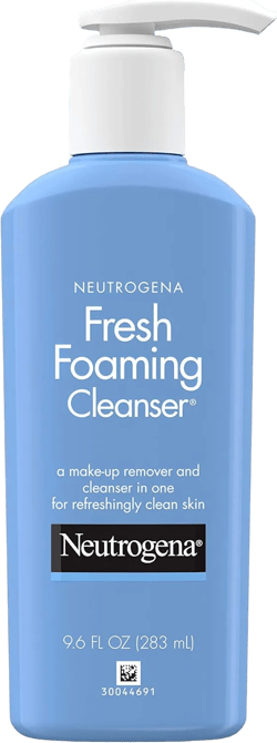 Neutrogena Fresh Foaming Gentle Daily Facial Cleanser & Makeup Remover, Oil-, Soap- & Alcohol-Free, Removes Dirt, Oil & Waterproof Makeup, Non-Comedogenic & Hypoallergenic, 9.6 fl. oz Fresh 9.6 Fl Oz (Pack of 1)