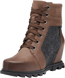 Sorel Women's Joan of Arctic Wedge III Lexie Boot — Waterproof Leather Wedge Boots
