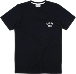 Norse Projects Niels Ivy Wave Logo T-Shirt - Dark Navy