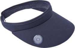 Womens Golf Visor | Clip Style | Built in Magnet | Ball Marker | Rigid Peak | Multiple Colors | Golf Visor One Size-Large Navy