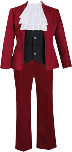 Anime Cosplay Coat Shirt Vest Pants Scarf Suit Red Costume Uniform Halloween