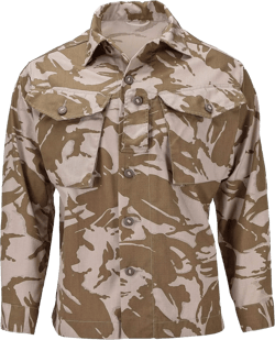 British Army Jacket Combat Tropical Desert Camouflage Shirts Men DPM Camo Lightweight Military Surplus Issue Large Short Camouflage